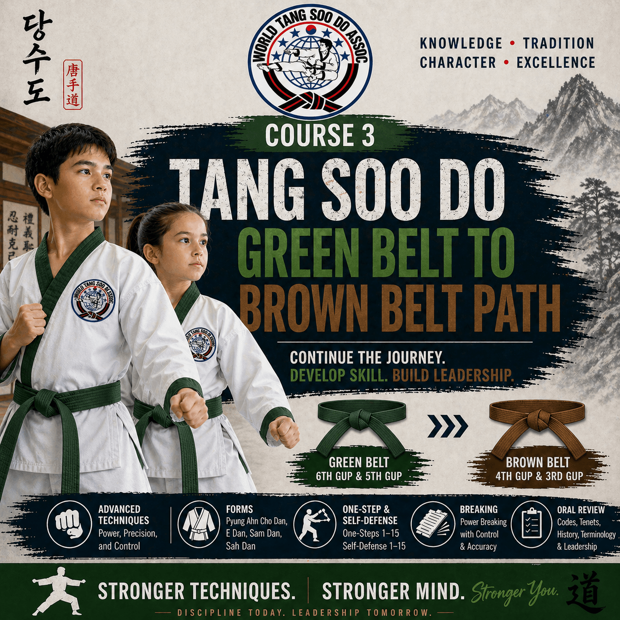 Green Belt to Brown Belt